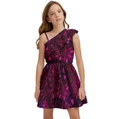 Retro-02 Kids  One Shoulder Party Dress