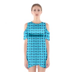 Pattern-123 Shoulder Cutout One Piece Dress