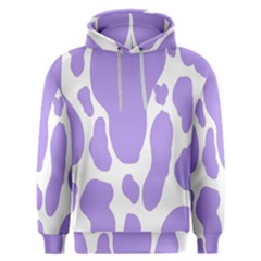 Cow Print, Aesthetic,violelilac, Animal, Purple, Simple Men s Overhead Hoodie