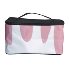 Cow Print, Pink, Design, Pattern, Animal, Baby Pink, Simple, Cosmetic Storage Case