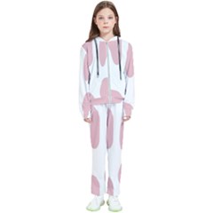 Cow Print, Pink, Design, Pattern, Animal, Baby Pink, Simple, Kids  Tracksuit