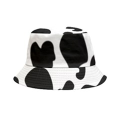 Black And White Cow Print,wallpaper Bucket Hat