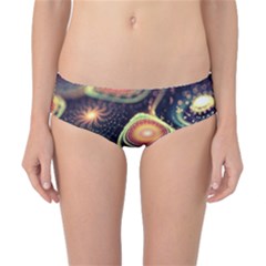 Psychedelic Trippy Abstract 3d Digital Art Classic Bikini Bottoms