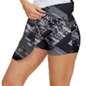 Black And Gray Circuit Board Computer Microchip Digital Art Women s Skort View2