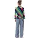 Abstract Geometric Design Pattern Kids  Frill Detail T-Shirt View2