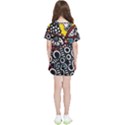 Multicolored Abstract Painting Colorful Kids  T-Shirt And Sports Shorts Set View2
