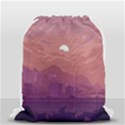 Aesthetic Pixel Art Landscape Drawstring Bag (Small) View1