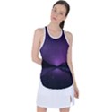 Dark Purple Aesthetic Landscape Racer Back Mesh Tank Top View1