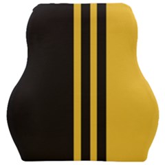 Abstract Design, Minimal, Abstract, Black, Desenho, Flat Car Seat Velour Cushion 