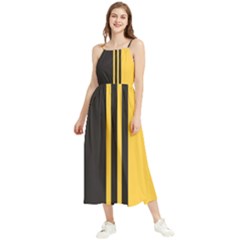 Abstract Design, Minimal, Abstract, Black, Desenho, Flat Boho Sleeveless Summer Dress