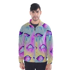 Ahegao, Anime, Pink Men s Windbreaker