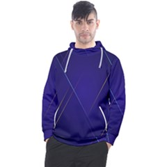 Blue Abstraction Background, Material Design, Paper Men s Pullover Hoodie