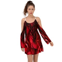 Followers,maroon,rose,roses Boho Dress