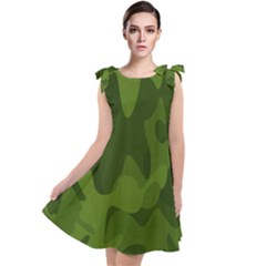 Green Camouflage, Camouflage Backgrounds, Green Fabric Tie Up Tunic Dress
