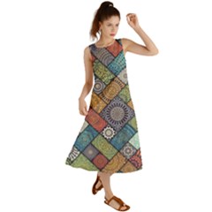 Mandala Pattern Abstract , Mandala, Pattern, Abstract Summer Maxi Dress