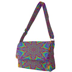 Mandala, Pattern, Abstraction, Colorful, Hd Phone Full Print Messenger Bag (l) by nateshop