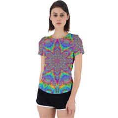 Mandala, Pattern, Abstraction, Colorful, Hd Phone Back Cut Out Sport T-shirt