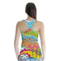 Vintage 1960s Psychedelic Racer Back Sports Top View2