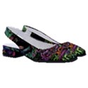 Trippy Dark Psychedelic Women s Classic Slingback Heels View3