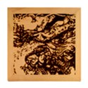 Psychedelic Landscape Wood Photo Frame Cube View2