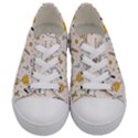 Quiz Backgrounds Ans Seamless Kids  Low Top Canvas Sneakers View1