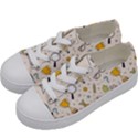 Quiz Backgrounds Ans Seamless Kids  Low Top Canvas Sneakers View2