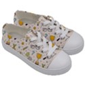 Quiz Backgrounds Ans Seamless Kids  Low Top Canvas Sneakers View3