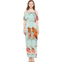 Koi Fish Draped Sleeveless Chiffon Jumpsuit View1
