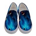 3d Universe Space Star Planet Women s Canvas Slip Ons View1