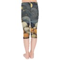 Pumpkin Halloween Kids  Capri Leggings  View2