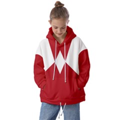 Red Fighter Hoodie Front Kids  Oversized Hoodie by coscloset