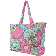 Donut Pattern Texture Colorful Sweet Simple Shoulder Bag