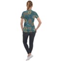 Leaves Pattern Texture Plant Short Sleeve Zip Up Jacket View2