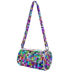 Texture Colorful Abstract Pattern Mini Cylinder Bag