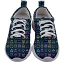 Procedural Generation Digital Art Pattern Kids Athletic Shoes View1