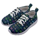 Procedural Generation Digital Art Pattern Kids Athletic Shoes View2