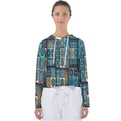 Texture, Pattern, Abstract, Colorful, Digital Art Women s Slouchy Sweat