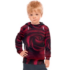 Rose Maroon Kids  Hooded Pullover by nateshop