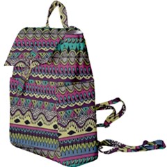 Aztec Design Buckle Everyday Backpack
