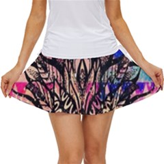 Aztec Flower Galaxy Women s Skort