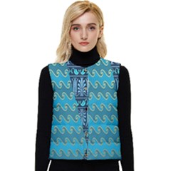 Aztec, Batik Women s Button Up Puffer Vest