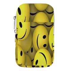 Emoji, Colour, Faces, Smile, Wallpaper Waist Pouch (small) by nateshop