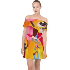 Emojis, Emoji, Hd Phone Wallpaper Off Shoulder Chiffon Dress