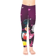 Cartoons, Disney, Mickey Mouse, Minnie Kids  Classic Winter Leggings