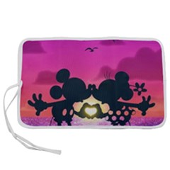 Mickey And Minnie, Mouse, Disney, Cartoon, Love Pen Storage Case (s) by nateshop
