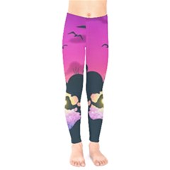 Mickey And Minnie, Mouse, Disney, Cartoon, Love Kids  Classic Winter Leggings