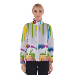 Mickey Mouse, Apple Iphone, Disney, Logo Women s Bomber Jacket