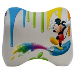 Mickey Mouse, Apple Iphone, Disney, Logo Velour Head Support Cushion