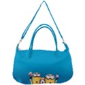 Minions, Blue, Cartoon, Cute, Friends Removable Strap Handbag View1