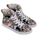 Welsh Corgi Dog Boba Tea Bubble Kawaii Men s Hi-Top Skate Sneakers View3